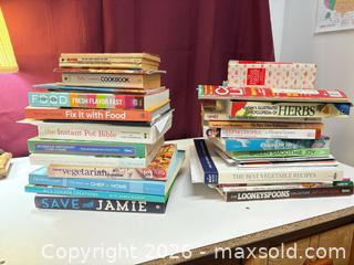 MaxSold Auction: Cookbook collection lot 380 - Ottawa (Ontario, Canada) SELLER MANAGED Downsizing Online Auction -  Cinnabar