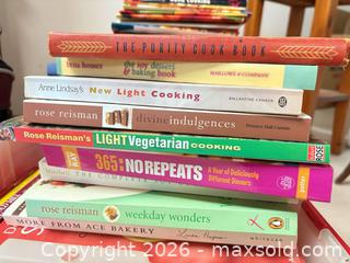 MaxSold Auction: Cookbook collection lot 380 - Ottawa (Ontario, Canada) SELLER MANAGED Downsizing Online Auction -  Cinnabar