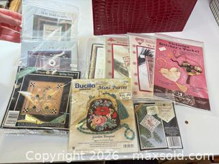 MaxSold Auction: Craft kit and pattern collection, cross stitch fabric, books and more lot 634 - Ottawa (Ontario, Canada) SELLER MANAGED Downsizing Online Auction -  Cinnabar