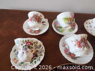MaxSold Auction: Cups And Saucers Plates Chintz tray Royal Albert More - Ottawa (Ontario, Canada) SELLER MANAGED Downsizing Online Auction -  Cinnabar