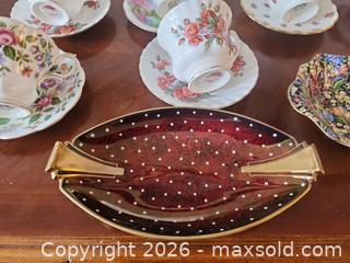 MaxSold Auction: Cups And Saucers Plates Chintz tray Royal Albert More - Ottawa (Ontario, Canada) SELLER MANAGED Downsizing Online Auction -  Cinnabar