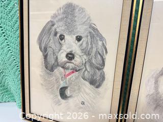 MaxSold Auction: DB, dog portraits  - Ottawa (Ontario, Canada) SELLER MANAGED Downsizing Online Auction -  Cinnabar