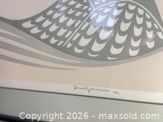MaxSold Auction: Dorothy Morrison, “Mawkook - The Loons” signed print 39/90 - Ottawa (Ontario, Canada) SELLER MANAGED Downsizing Online Auction -  Cinnabar
