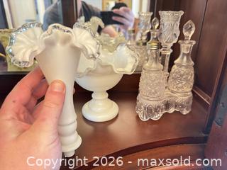 MaxSold Auction: Epergne and decanter set  - Ottawa (Ontario, Canada) SELLER MANAGED Downsizing Online Auction -  Cinnabar