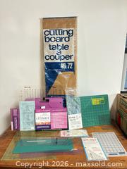 MaxSold Auction: Fabric cutting boards and squares, plus The Ultimate Crafter’s Companion - Ottawa (Ontario, Canada) SELLER MANAGED Downsizing Online Auction -  Cinnabar