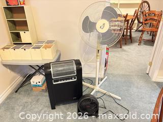 MaxSold Auction: Fan and Heater lot 675 - Ottawa (Ontario, Canada) SELLER MANAGED Downsizing Online Auction -  Cinnabar