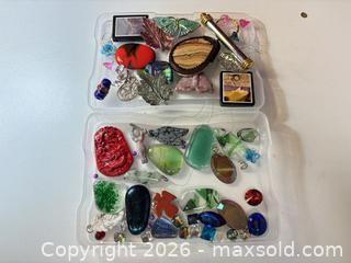 MaxSold Auction: Findings and Cabochons lot 622  - Ottawa (Ontario, Canada) SELLER MANAGED Downsizing Online Auction -  Cinnabar