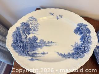 MaxSold Auction: Flow blue and transferware plates  - Ottawa (Ontario, Canada) SELLER MANAGED Downsizing Online Auction -  Cinnabar