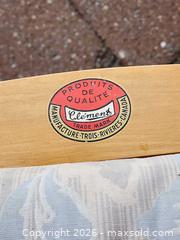 MaxSold Auction: Folding wood rocking chair - Ottawa (Ontario, Canada) SELLER MANAGED Downsizing Online Auction -  Cinnabar