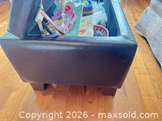MaxSold Auction: Footrest and storage box  - Ottawa (Ontario, Canada) SELLER MANAGED Downsizing Online Auction -  Cinnabar