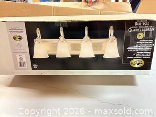 MaxSold Auction: Four light Bath Bar - Ottawa (Ontario, Canada) SELLER MANAGED Downsizing Online Auction -  Cinnabar