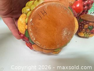MaxSold Auction: Fruit themed kitchen cannisters  - Ottawa (Ontario, Canada) SELLER MANAGED Downsizing Online Auction -  Cinnabar