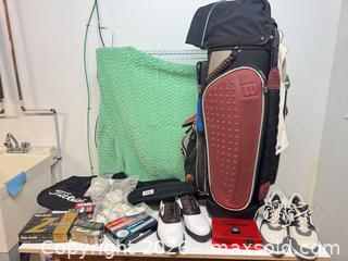 MaxSold Auction: Golf supplies - new shoes, balls, bags and more  - Ottawa (Ontario, Canada) SELLER MANAGED Downsizing Online Auction -  Cinnabar