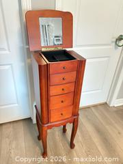 MaxSold Auction: Gunther Mele Tall Wooden Jewelry Box lot 222 - Ottawa (Ontario, Canada) SELLER MANAGED Downsizing Online Auction -  Cinnabar