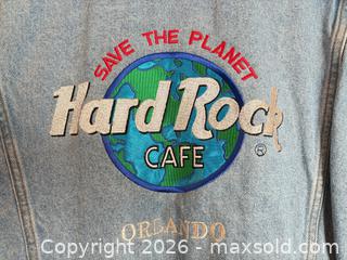 MaxSold Auction: Hard Rock Cafe Orlando Save The Planet Jean Jacket - Ottawa (Ontario, Canada) SELLER MANAGED Downsizing Online Auction -  Cinnabar