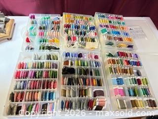 MaxSold Auction: Huge Embroidery thread collection lot 631 - Ottawa (Ontario, Canada) SELLER MANAGED Downsizing Online Auction -  Cinnabar