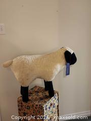 MaxSold Auction: Huge Hen House Plush Sheep Foot Stool - Ottawa (Ontario, Canada) SELLER MANAGED Downsizing Online Auction -  Cinnabar