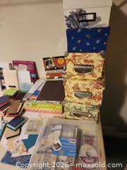 MaxSold Auction: Huge Lot card making craft supplies lot 609 - Ottawa (Ontario, Canada) SELLER MANAGED Downsizing Online Auction -  Cinnabar