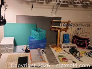 MaxSold Auction: Huge Lot crafter cutting mats tools beading frame quilting frame more - Ottawa (Ontario, Canada) SELLER MANAGED Downsizing Online Auction -  Cinnabar