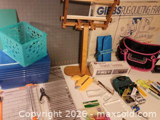 MaxSold Auction: Huge Lot crafter cutting mats tools beading frame quilting frame more - Ottawa (Ontario, Canada) SELLER MANAGED Downsizing Online Auction -  Cinnabar