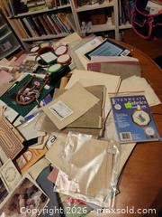 MaxSold Auction: Huge Lot cross Stitch crafting Lot 606 - Ottawa (Ontario, Canada) SELLER MANAGED Downsizing Online Auction -  Cinnabar