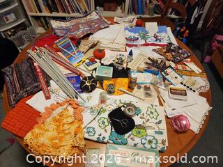 MaxSold Auction: Huge Lot Fabric Knitting and Sewing Supplies  - Ottawa (Ontario, Canada) SELLER MANAGED Downsizing Online Auction -  Cinnabar