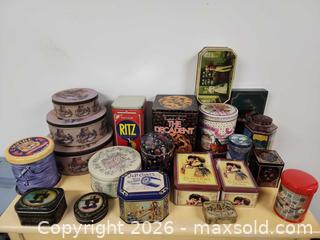 MaxSold Auction: Huge Metal Tin Collection Singer Thread Advertising More - Ottawa (Ontario, Canada) SELLER MANAGED Downsizing Online Auction -  Cinnabar