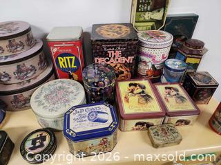 MaxSold Auction: Huge Metal Tin Collection Singer Thread Advertising More - Ottawa (Ontario, Canada) SELLER MANAGED Downsizing Online Auction -  Cinnabar