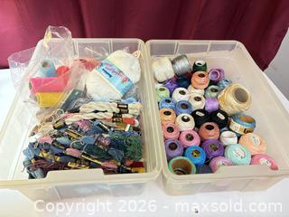 MaxSold Auction: Huge needlework yarn collection lot 636 - Ottawa (Ontario, Canada) SELLER MANAGED Downsizing Online Auction -  Cinnabar