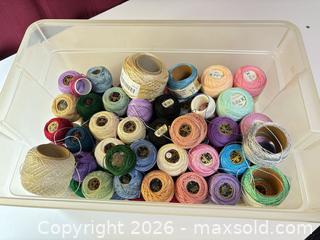 MaxSold Auction: Huge needlework yarn collection lot 636 - Ottawa (Ontario, Canada) SELLER MANAGED Downsizing Online Auction -  Cinnabar