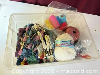 MaxSold Auction: Huge needlework yarn collection lot 636 - Ottawa (Ontario, Canada) SELLER MANAGED Downsizing Online Auction -  Cinnabar