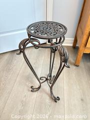 MaxSold Auction: Iron Plant stand lot 217 - Ottawa (Ontario, Canada) SELLER MANAGED Downsizing Online Auction -  Cinnabar