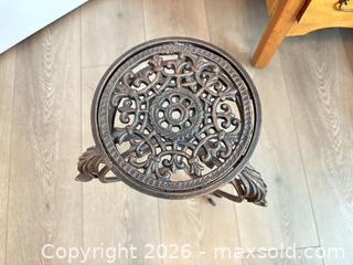 MaxSold Auction: Iron Plant stand lot 217 - Ottawa (Ontario, Canada) SELLER MANAGED Downsizing Online Auction -  Cinnabar