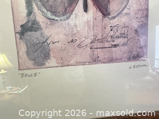 MaxSold Auction: L. Ratner “Bleus 1 & 2” signed prints  - Ottawa (Ontario, Canada) SELLER MANAGED Downsizing Online Auction -  Cinnabar