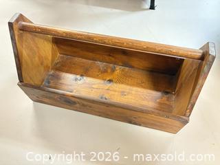MaxSold Auction: Large wooden tool box  - Ottawa (Ontario, Canada) SELLER MANAGED Downsizing Online Auction -  Cinnabar