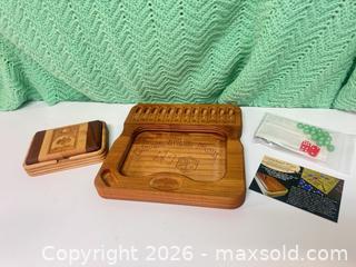 MaxSold Auction: Michaud toys shut the box and playing cards holder wood toys - Ottawa (Ontario, Canada) SELLER MANAGED Downsizing Online Auction -  Cinnabar