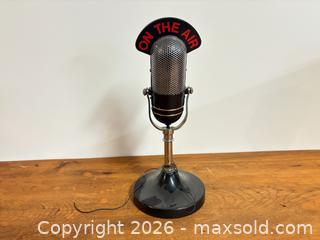 MaxSold Auction: Microphone shaped radio - Ottawa (Ontario, Canada) SELLER MANAGED Downsizing Online Auction -  Cinnabar