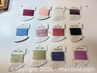 MaxSold Auction: Needlepoint ribbon collection, cotton, sparkly, Bucilla 100% Pure Silk - Ottawa (Ontario, Canada) SELLER MANAGED Downsizing Online Auction -  Cinnabar