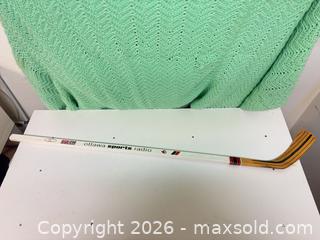 MaxSold Auction: Ottawa sports radio collectors edition senators hockey stick  - Ottawa (Ontario, Canada) SELLER MANAGED Downsizing Online Auction -  Cinnabar