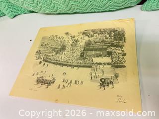 MaxSold Auction: Paulin, signed print of concert  - Ottawa (Ontario, Canada) SELLER MANAGED Downsizing Online Auction -  Cinnabar