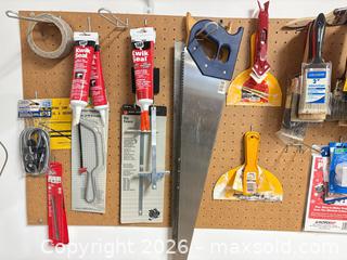 MaxSold Auction: Peg board full of tools from workshop - Ottawa (Ontario, Canada) SELLER MANAGED Downsizing Online Auction -  Cinnabar