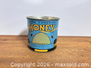 MaxSold Auction: Pure Canadian Honey tin - Ottawa (Ontario, Canada) SELLER MANAGED Downsizing Online Auction -  Cinnabar