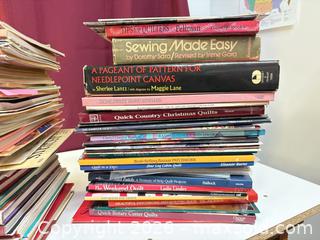 MaxSold Auction: Quilting and crafting book and magazine collection lot 379 - Ottawa (Ontario, Canada) SELLER MANAGED Downsizing Online Auction -  Cinnabar