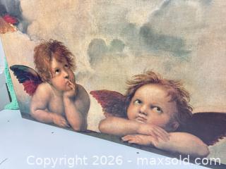 MaxSold Auction: Raphael, “Sistine Madonna” canvas poster  - Ottawa (Ontario, Canada) SELLER MANAGED Downsizing Online Auction -  Cinnabar