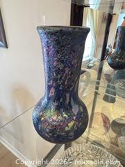 MaxSold Auction: Rhythms and blues Signed Art glass vase 141 - Ottawa (Ontario, Canada) SELLER MANAGED Downsizing Online Auction -  Cinnabar