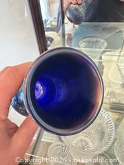 MaxSold Auction: Rhythms and blues Signed Art glass vase 141 - Ottawa (Ontario, Canada) SELLER MANAGED Downsizing Online Auction -  Cinnabar