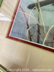 MaxSold Auction: Robert Bateman 1978 red cardinal in snow print  - Ottawa (Ontario, Canada) SELLER MANAGED Downsizing Online Auction -  Cinnabar