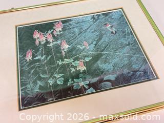 MaxSold Auction: Robert Bateman hummingbird print  - Ottawa (Ontario, Canada) SELLER MANAGED Downsizing Online Auction -  Cinnabar