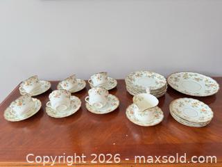 MaxSold Auction: Royal Stafford partial sandwich china set  - Ottawa (Ontario, Canada) SELLER MANAGED Downsizing Online Auction -  Cinnabar