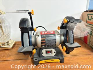 MaxSold Auction: Ryobi 6” Bench Grinder - Ottawa (Ontario, Canada) SELLER MANAGED Downsizing Online Auction -  Cinnabar